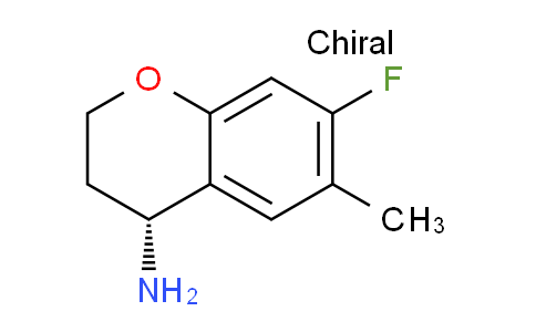CAS No. 1055955-32-2, (R)-7-fluoro-6-methylchroman-4-amine