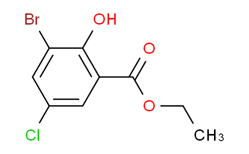 CAS No. 773134-85-3, Ethyl 3-bromo-5-chloro-2-hydroxybenzoate