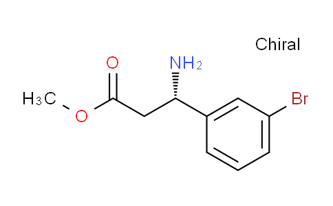 CAS No. 309757-84-4, (S)-Methyl 3-amino-3-(3-bromophenyl)propanoate