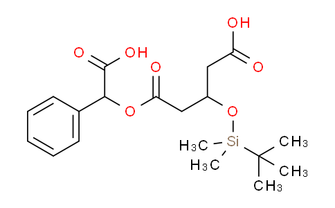 CAS No. 160204-81-9, 3-(tert-Butyl-dimethyl-silanyloxy)-pentanedioic acid mono-(carboxy-phenyl-methyl) ester