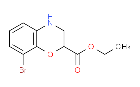 CAS No. 1021859-84-6, Ethyl 8-bromo-3,4-dihydro-2h-benzo[b][1,4]oxazine-2-carboxylate