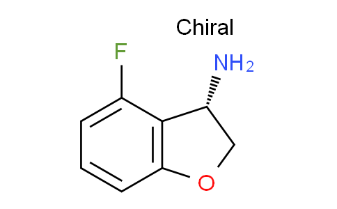 CAS No. 1213519-46-0, (S)-4-Fluoro-2,3-dihydrobenzofuran-3-amine
