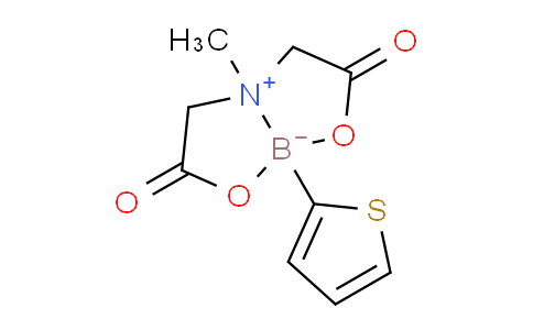 CAS No. 1158984-92-9, 4-Methyl-2,6-dioxo-8-(thiophen-2-yl)hexahydro-[1,3,2]oxazaborolo[2,3-b][1,3,2]oxazaborol-4-ium-8-uide