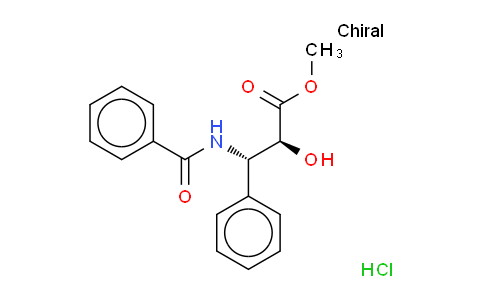 CAS No. 144541-45-7, Methyl (2S,3S)-n-benzoyl-3-phenylisoserin hcl