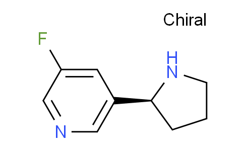 CAS No. 177745-40-3, (S)-3-fluoro-5-(pyrrolidin-2-yl)pyridine