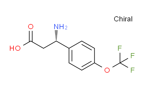 CAS No. 1228560-97-1, (S)-3-amino-3-(4-(trifluoromethoxy)phenyl)propanoic acid