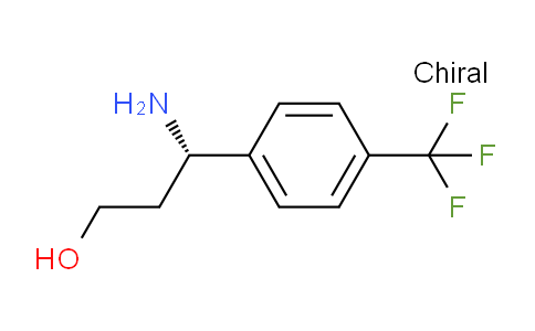 CAS No. 1212866-01-7, (S)-3-amino-3-(4-(trifluoromethyl)phenyl)propan-1-ol