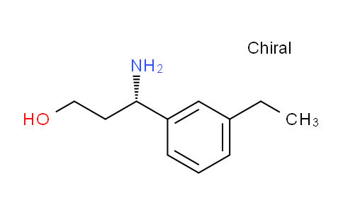 CAS No. 1213568-17-2, (S)-3-amino-3-(3-ethylphenyl)propan-1-ol
