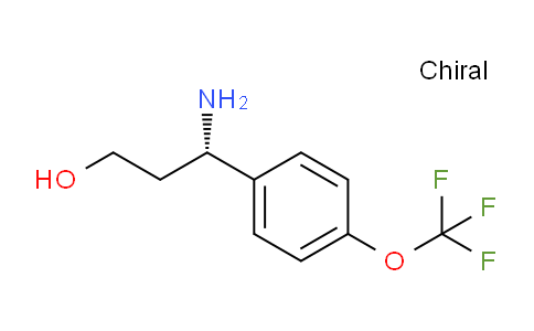 CAS No. 1212995-38-4, (S)-3-amino-3-(4-(trifluoromethoxy)phenyl)propan-1-ol