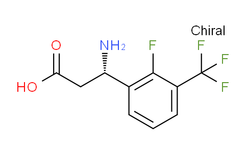 CAS No. 1269981-23-8, (S)-3-amino-3-(2-fluoro-3-(trifluoromethyl)phenyl)propanoic acid