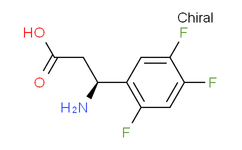 CAS No. 1269963-27-0, (S)-3-amino-3-(2,4,5-trifluorophenyl)propanoic acid