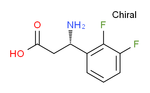 CAS No. 1228561-39-4, (S)-3-amino-3-(2,3-difluorophenyl)propanoic acid