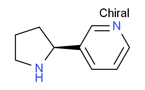 CAS No. 13450-58-3, (S)-3-(pyrrolidin-2-yl)pyridine