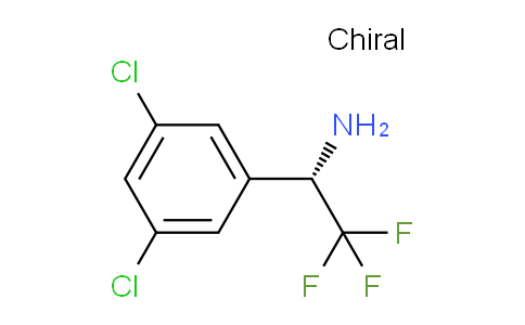 CAS No. 1212883-47-0, (S)-1-(3,5-dichlorophenyl)-2,2,2-trifluoroethan-1-amine