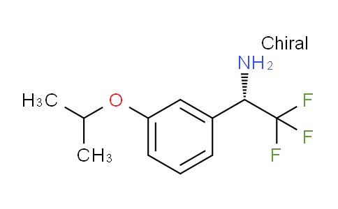 CAS No. 1213570-95-6, (S)-2,2,2-trifluoro-1-(3-isopropoxyphenyl)ethan-1-amine