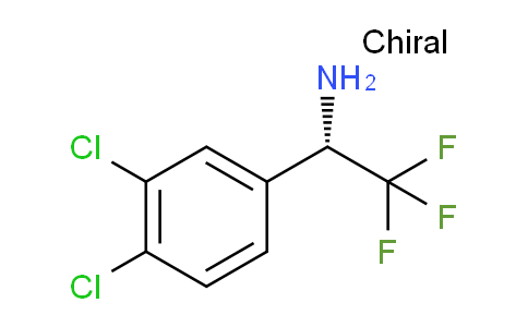 CAS No. 1212974-25-8, (S)-1-(3,4-dichlorophenyl)-2,2,2-trifluoroethan-1-amine
