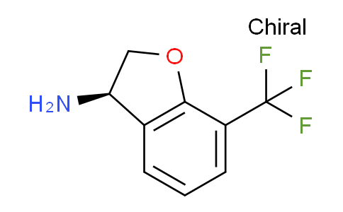 CAS No. 1272739-43-1, (R)-7-(trifluoromethyl)-2,3-dihydrobenzofuran-3-amine