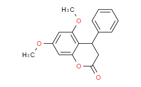 CAS No. 854897-58-8, 5,7-Dimethoxy-4-phenyl-chroman-2-one