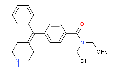 CAS No. 209808-01-5, N,N-Diethyl-4-(phenyl-4-piperidinylidenemethyl)benzamide
