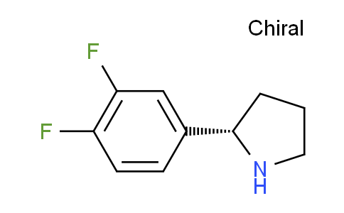 CAS No. 1217775-23-9, (S)-2-(3,4-difluorophenyl)pyrrolidine