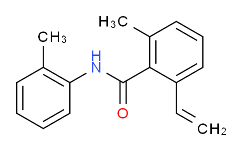 CAS No. 1172117-27-9, 2-Methyl-N-o-tolyl-6-vinyl-benzamide