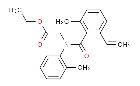 CAS No. 1172117-28-0, ethyl 2-(2-methyl-N-o-tolyl-6-vinylbenzamido)acetate