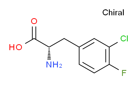 CAS No. 783241-21-4, (S)-2-amino-3-(3-chloro-4-fluorophenyl)propanoic acid