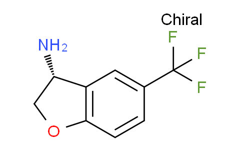 CAS No. 1272731-64-2, (R)-5-(trifluoromethyl)-2,3-dihydrobenzofuran-3-amine