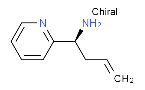 CAS No. 145165-95-3, (S)-1-(pyridin-2-yl)but-3-en-1-amine