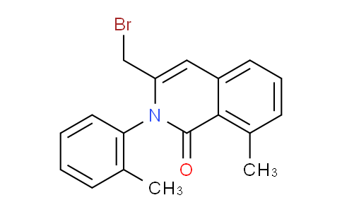 CAS No. 1172117-32-6, 3-(bromomethyl)-8-methyl-2-(o-tolyl)isoquinolin-1(2H)-one