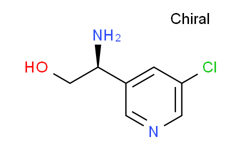CAS No. 1212923-30-2, (S)-2-amino-2-(5-chloropyridin-3-yl)ethan-1-ol