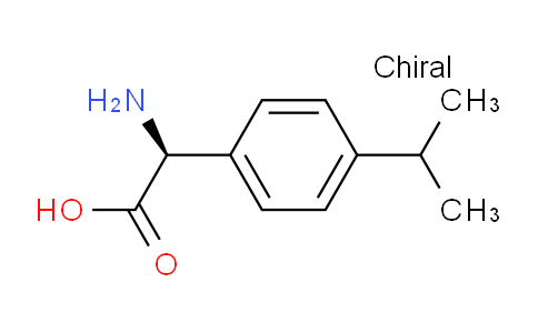 CAS No. 168393-61-1, (S)-2-Amino-2-(4-isopropylphenyl)acetic acid