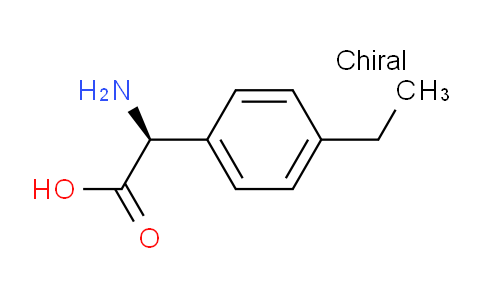 CAS No. 1228560-93-7, (S)-2-amino-2-(4-ethylphenyl)acetic acid