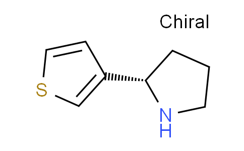 CAS No. 1212950-45-2, (S)-2-(thiophen-3-yl)pyrrolidine