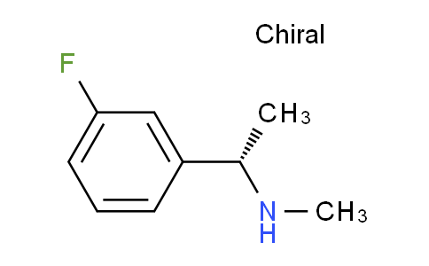CAS No. 1212261-04-5, (S)-1-(3-fluorophenyl)-N-methylethanamine