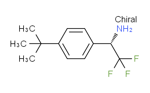 CAS No. 1213378-66-5, (S)-1-(4-(tert-butyl)phenyl)-2,2,2-trifluoroethan-1-amine