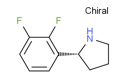 CAS No. 1228570-01-1, (R)-2-(2,3-difluorophenyl)pyrrolidine