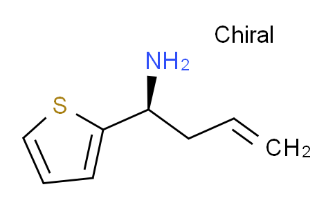CAS No. 224453-38-7, (S)-1-(thiophen-2-yl)but-3-en-1-amine