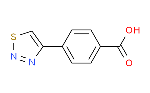 CAS No. 187999-31-1, 4-(1,2,3-Thiadiazol-4-yl)benzoic acid