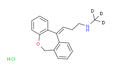 CAS No. 1331665-54-3, 3-(6H-Benzo[c][2]benzoxepin-11-ylidene)-N-(trideuteriomethyl)propan-1-amine hydrochloride