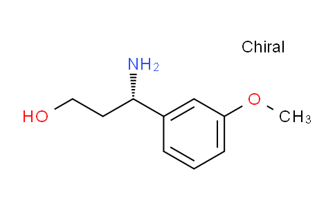 CAS No. 1213851-70-7, (S)-3-amino-3-(3-methoxyphenyl)propan-1-ol