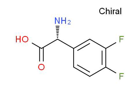 CAS No. 1241683-80-6, (R)-2-Amino-2-(3,4-difluorophenyl)acetic acid