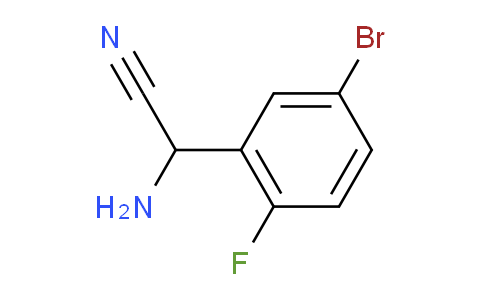 CAS No. 953756-01-9, 2-Amino-2-(5-bromo-2-fluorophenyl)acetonitrile