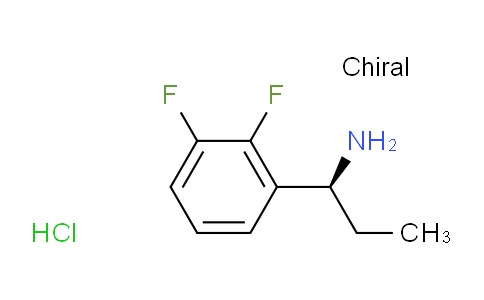 CAS No. 1217476-28-2, (S)-1-(2,3-Difluorophenyl)propan-1-amine hydrochloride
