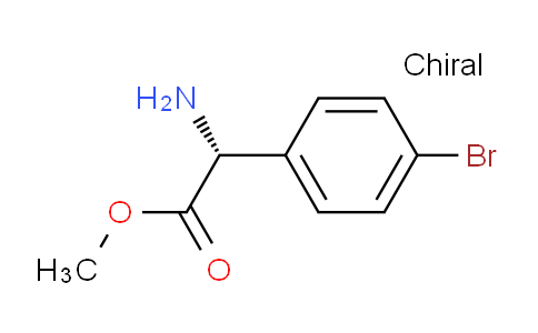 CAS No. 1213914-40-9, methyl (R)-2-amino-2-(4-bromophenyl)acetate