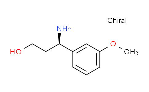 CAS No. 1213379-44-2, (3R)-3-amino-3-(3-methoxyphenyl)propan-1-ol