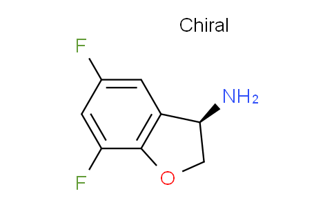 CAS No. 1213895-29-4, (R)-5,7-difluoro-2,3-dihydrobenzofuran-3-amine