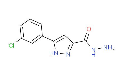 CAS No. 1397191-00-2, 5-(3-Chlorophenyl)-1H-pyrazole-3-carbohydrazide