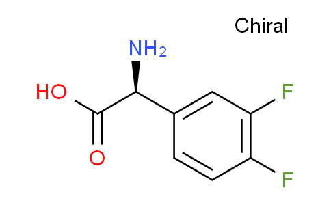 CAS No. 1241682-16-5, (S)-2-Amino-2-(3,4-difluorophenyl)acetic acid