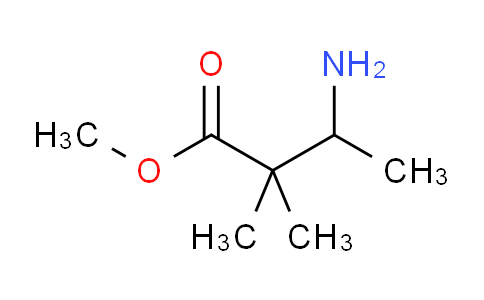 CAS No. 88413-76-7, Methyl 3-amino-2,2-dimethylbutanoate